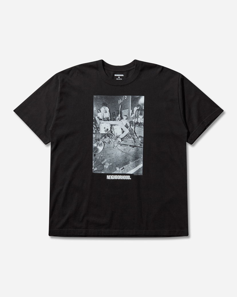 Тениска Neighborhood Charles Peterson SS-3 T-Shirt Черно | 252PCNH-ST12S BLACK