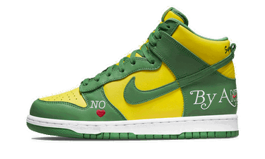 Кецове и обувки Nike Supreme x Dunk High SB "By Any Means - Brazil" Зелено | DN3741-700, 0