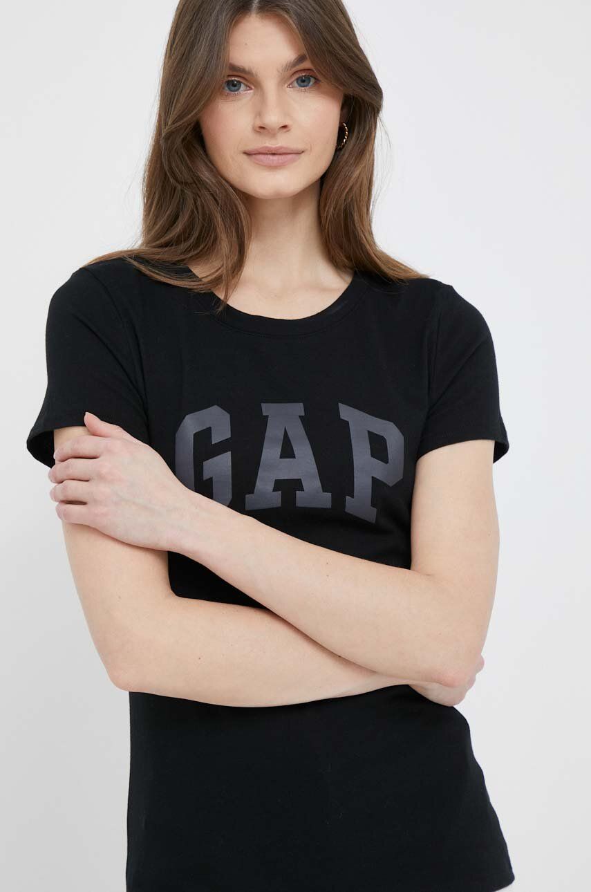 Тениска GAP Logo T-shirt Черно | 268820.11TRUEBLAC., 0
