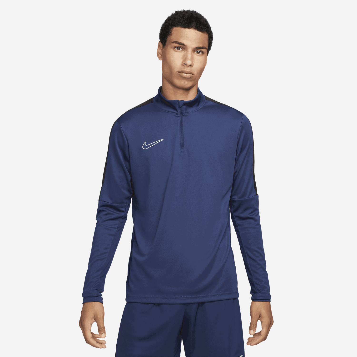 Суитчър Nike Dri-FIT Academy  1/2-Zip Global Football Top Тъмно синьо | DX4294-410, 0