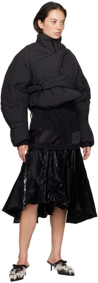 Пухо яке Ottolinger Ottolinger Asymmetrical Padded Jacket Черно | 1090603921, 3