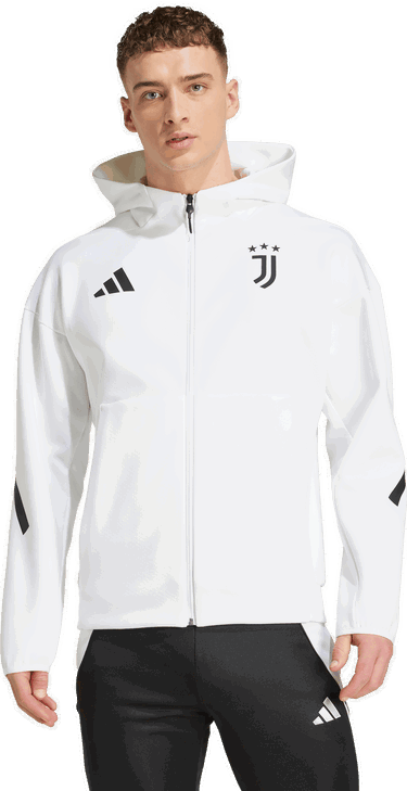 Суитчър adidas Originals Juventus Anthem Jacket Бяло | jm9461, 3