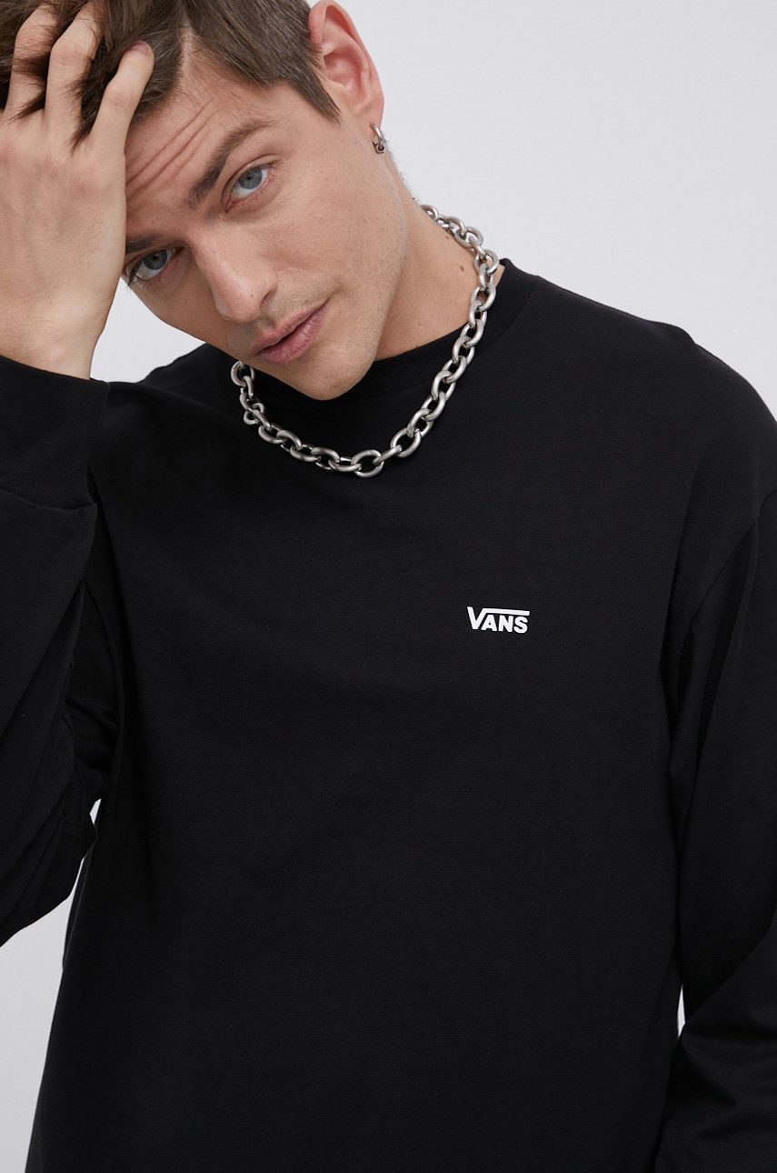 Тениска Vans Left Chest Hit Tee Черно | VN0A49LCY281, 0