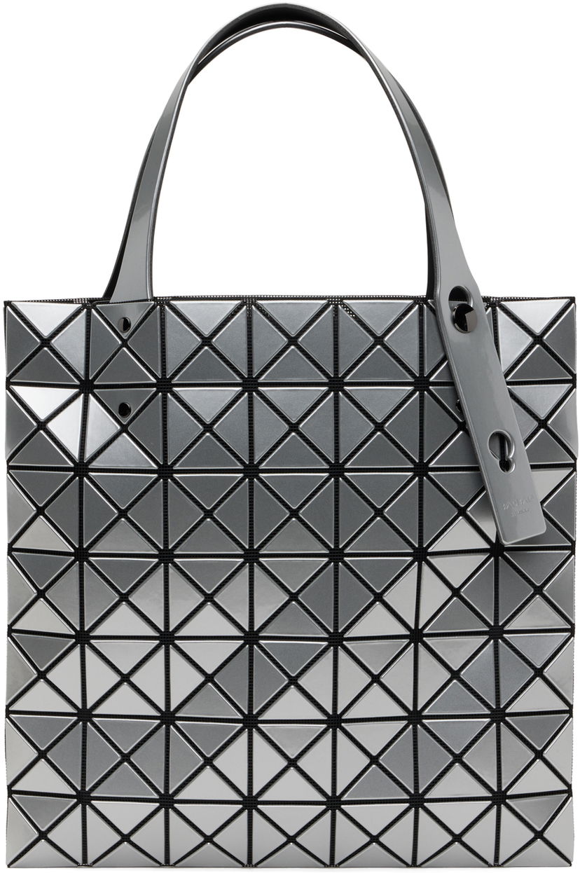 Голяма пазарска чанта BAO BAO ISSEY MIYAKE Geometric Pattern Tote Bag Сиво | BB48AG047