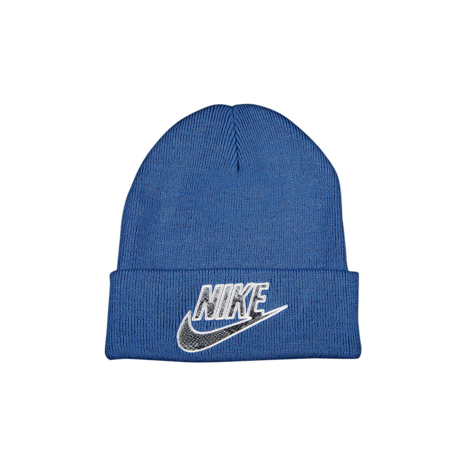 Шапка Supreme Nike x Snakeskin Beanie Синьо | SS21BN1 BLUE, 1