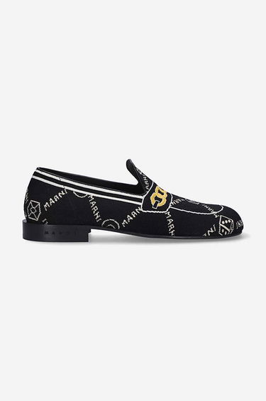 Кецове и обувки Marni Moccasin Shoe Черно | MOMS003601.P4601.Z2Q23, 0