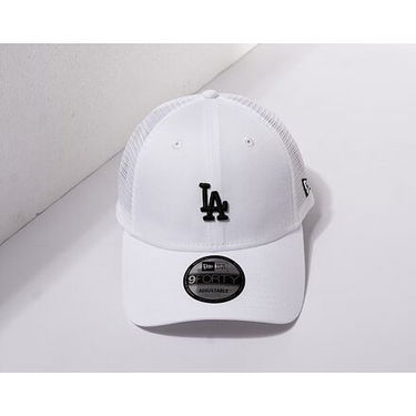 Шапка с козирка New Era 9FORTY Trucker MLB Home Field Los Angeles Dodgers White / Black One Size Бяло | 60435267, 2