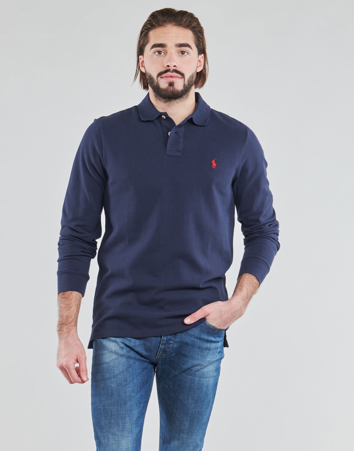 Поло тениска Polo by Ralph Lauren Polo Tee Тъмно синьо | 710680790046-NOOS, 1