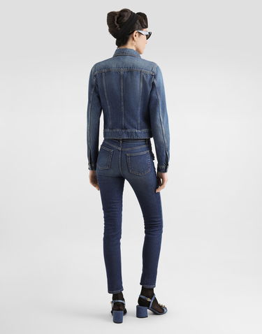 Дънки Dolce & Gabbana Dolce & Gabbana 5-Pocket Jeans with Embellishments Синьо | FTC67ZG8NY1S9001, 2