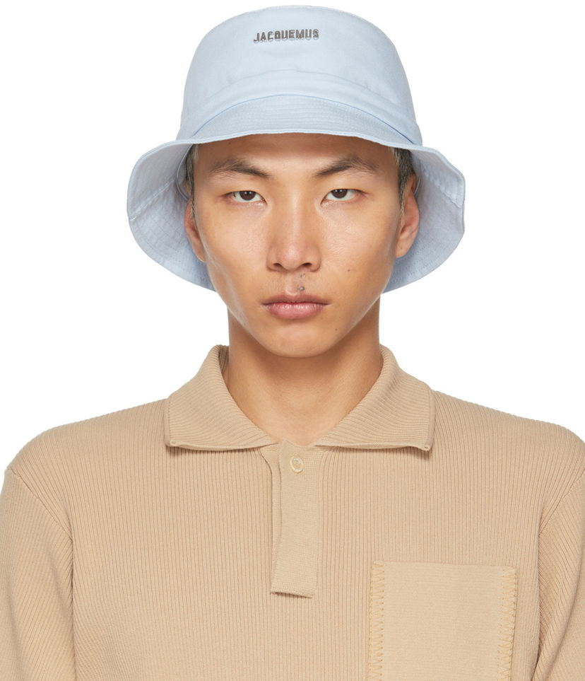 Шапка Jacquemus Blue 'Le Bob Gadjo' Beach Hat Синьо | 213AC001-5001