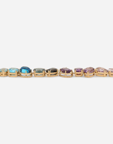 Колие Dolce & Gabbana Rainbow Necklace With Multicolor Gemstones Многоцветен | WNQA2GWMIX1ZOO00, 3