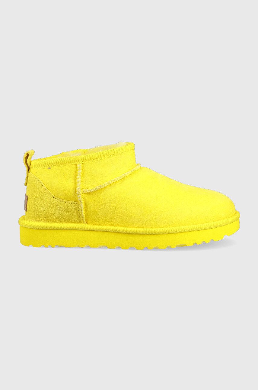 Кецове и обувки UGG Classic Ultra Mini Жълто | 1116109.CAN, 0