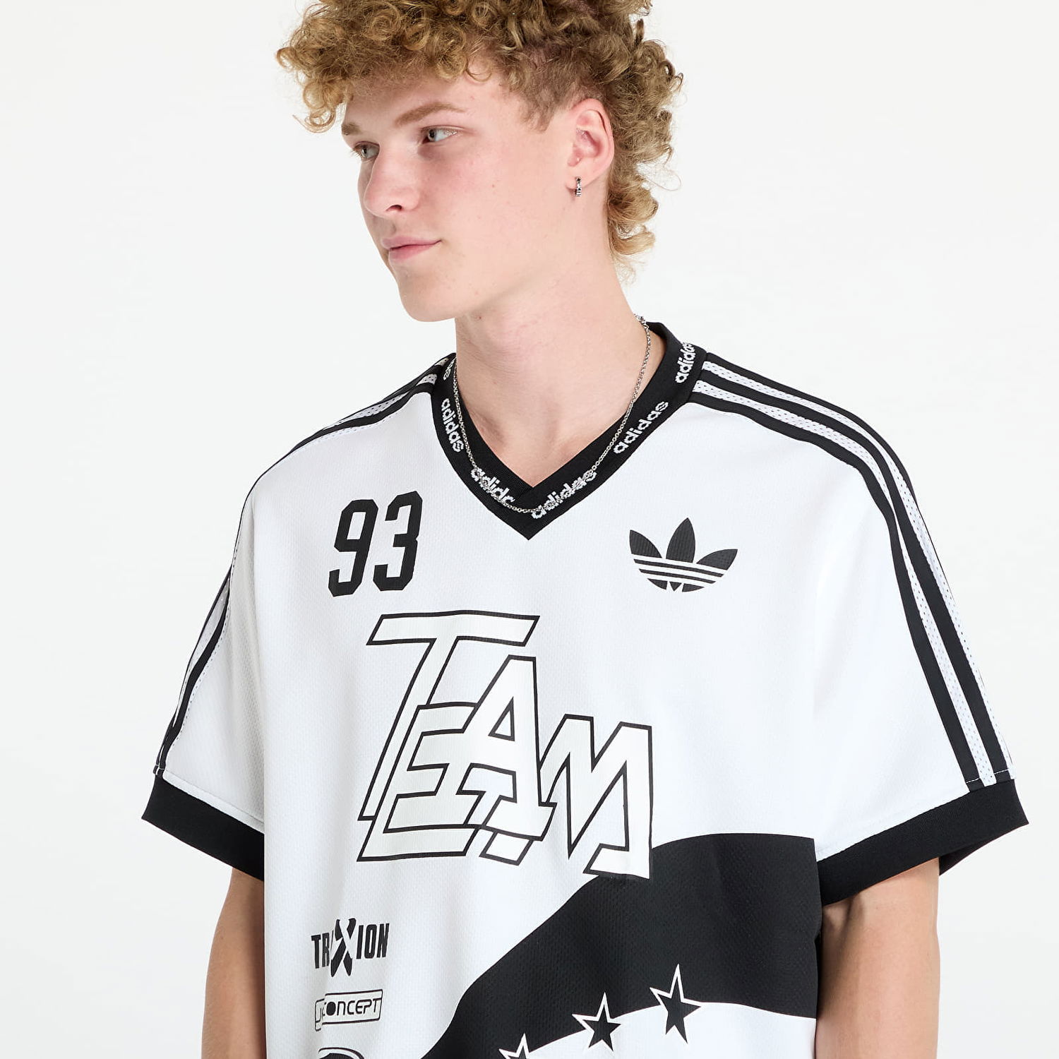 Фланелка adidas Originals Adilenium Season 2 Team 93 Jersey White Бяло | JN0808, 1