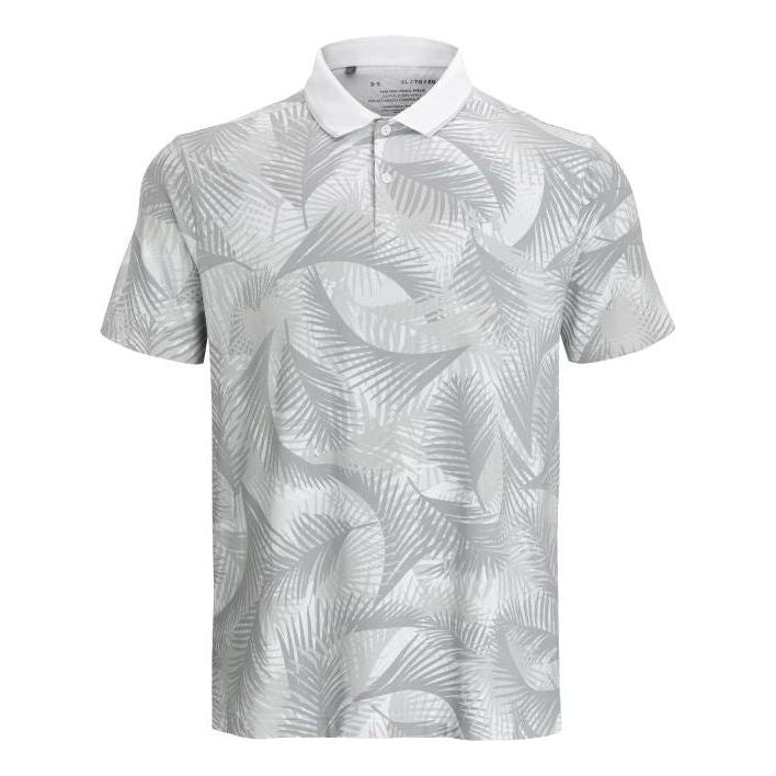 Поло тениска Under Armour Men's Printed Golf Polo Сиво | 1377367-100
