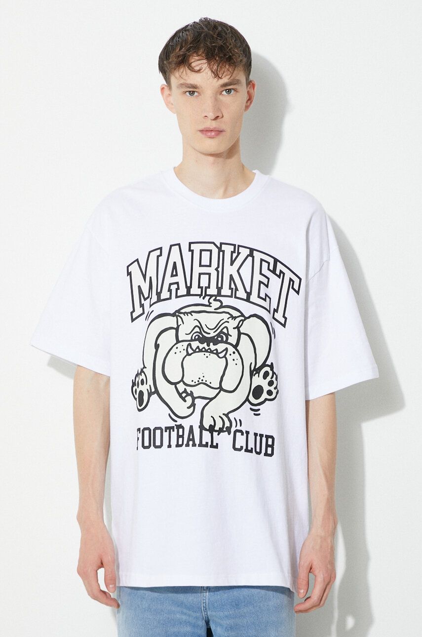 Тениска MARKET T-Shirt With Print Бяло | 399001776, 0