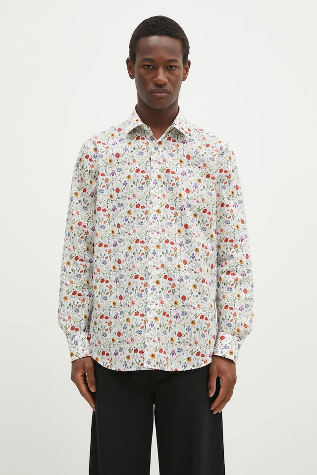 Paul Smith Regular Fit Floral Print Shirt