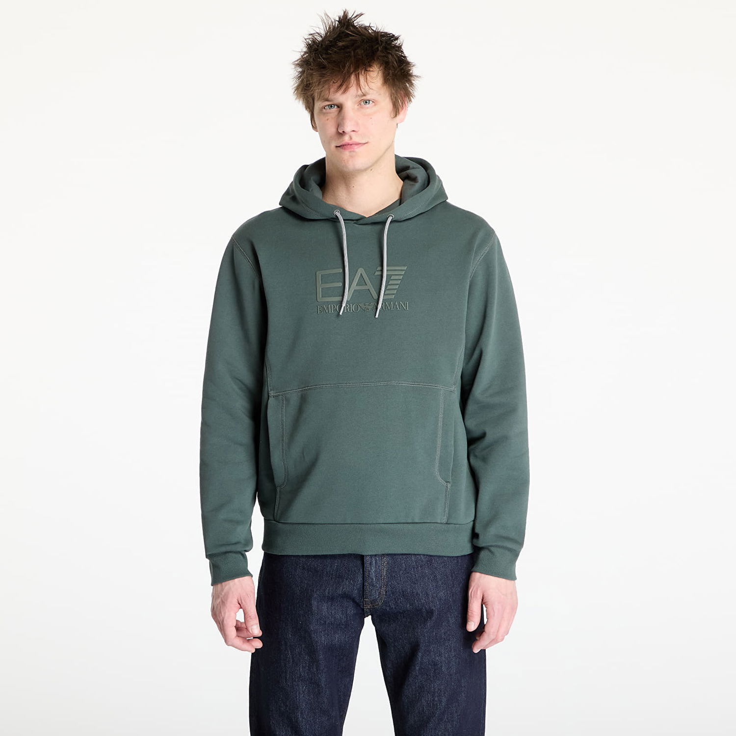 Суитчър Emporio Armani EA7 Emporio Armani Train Visibility Hoodie Зелено | 7M000240AF10377U8109, 0