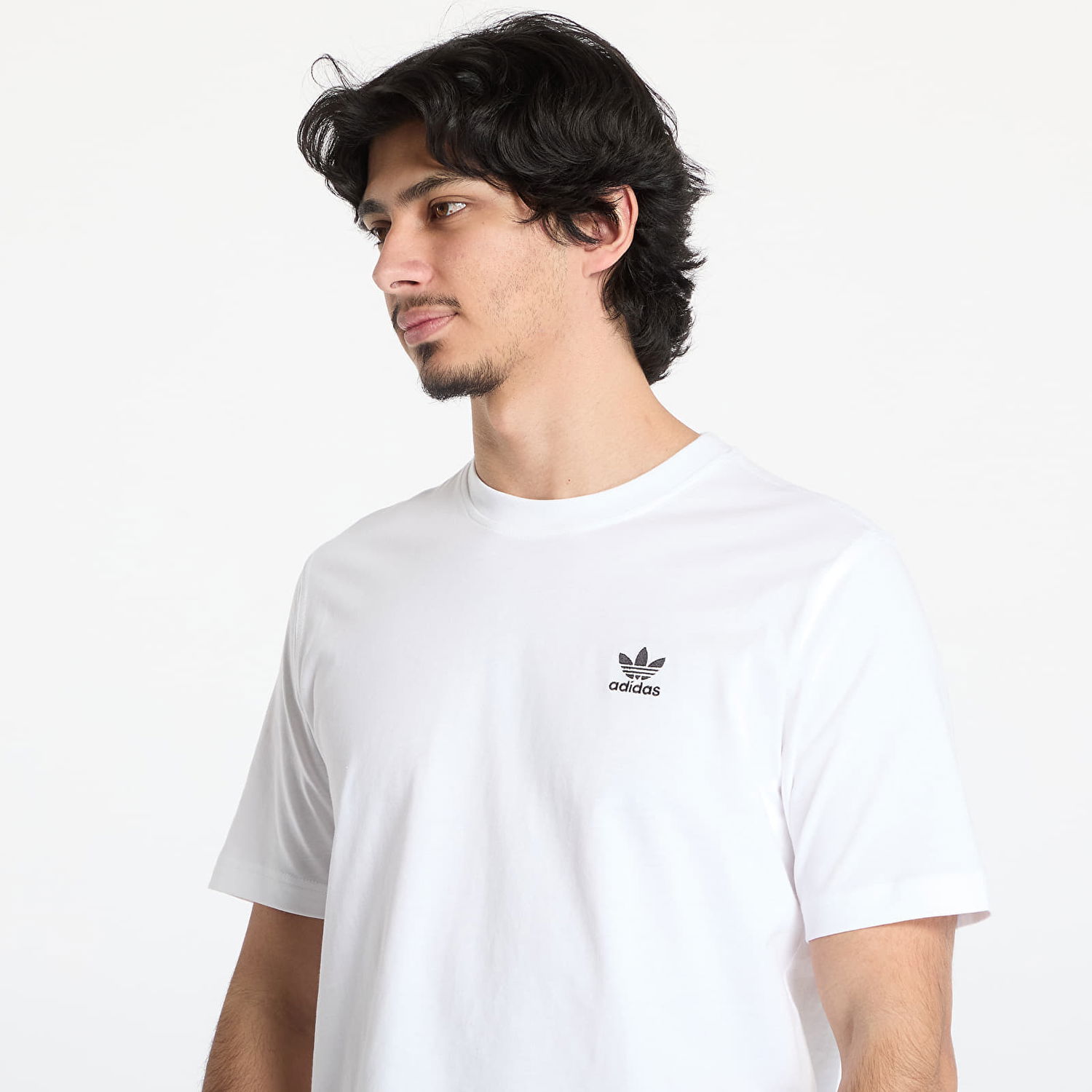 Тениска adidas Originals Trefoil Essentials T-Shirt Бяло | JI8544, 1