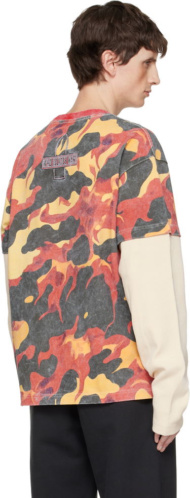 Тениска Who Decides War Who Decides War Flame Camo Double T-shirt Многоцветен | 1110260030FW25, 2