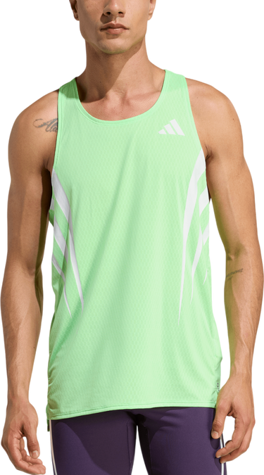 Потник adidas Originals Adizero New York City Performance Running Tank Top Зелено | jy6999, 0