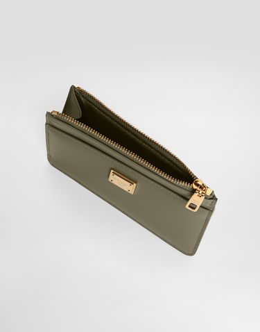 Портфейл Dolce & Gabbana Dolce & Gabbana Plongé Calfskin Card Holder Onesize Зелено | BI1261A9S2580560, 3