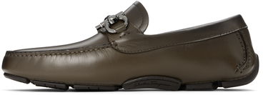 Облекло FERRAGAMO Salvatore Ferragamo Gancini Ornament Driver Loafers Зелено | 778796, 2