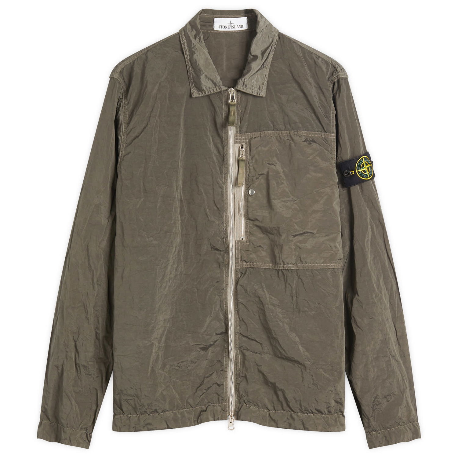 Риза Stone Island Nylon Metal Shirt Jacket, Size Large Зелено | K1S151200005-V0054, 0