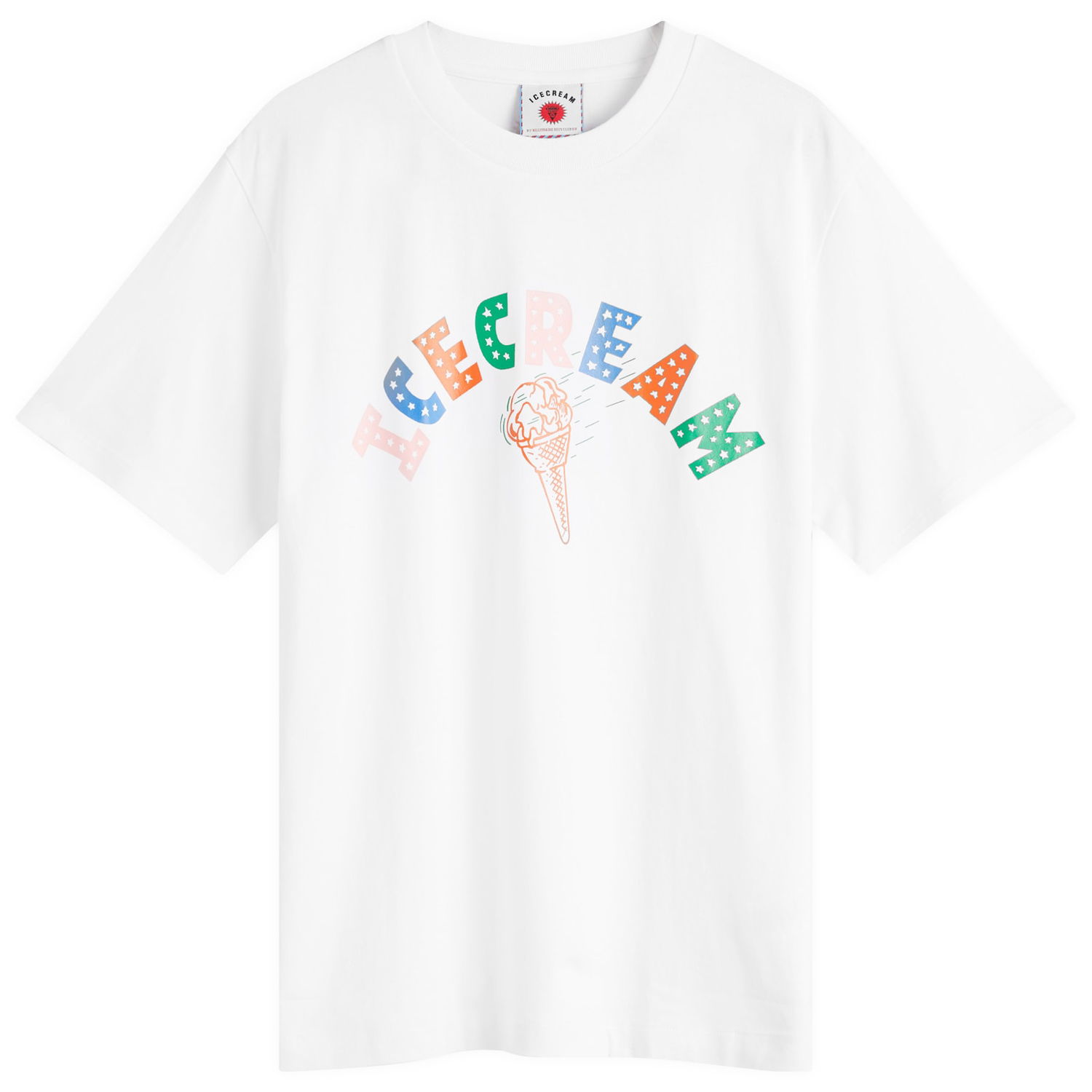 Тениска BBC IceCream ICECREAM Cone T-Shirt, Size Large Бяло | IC25248-WHT, 0