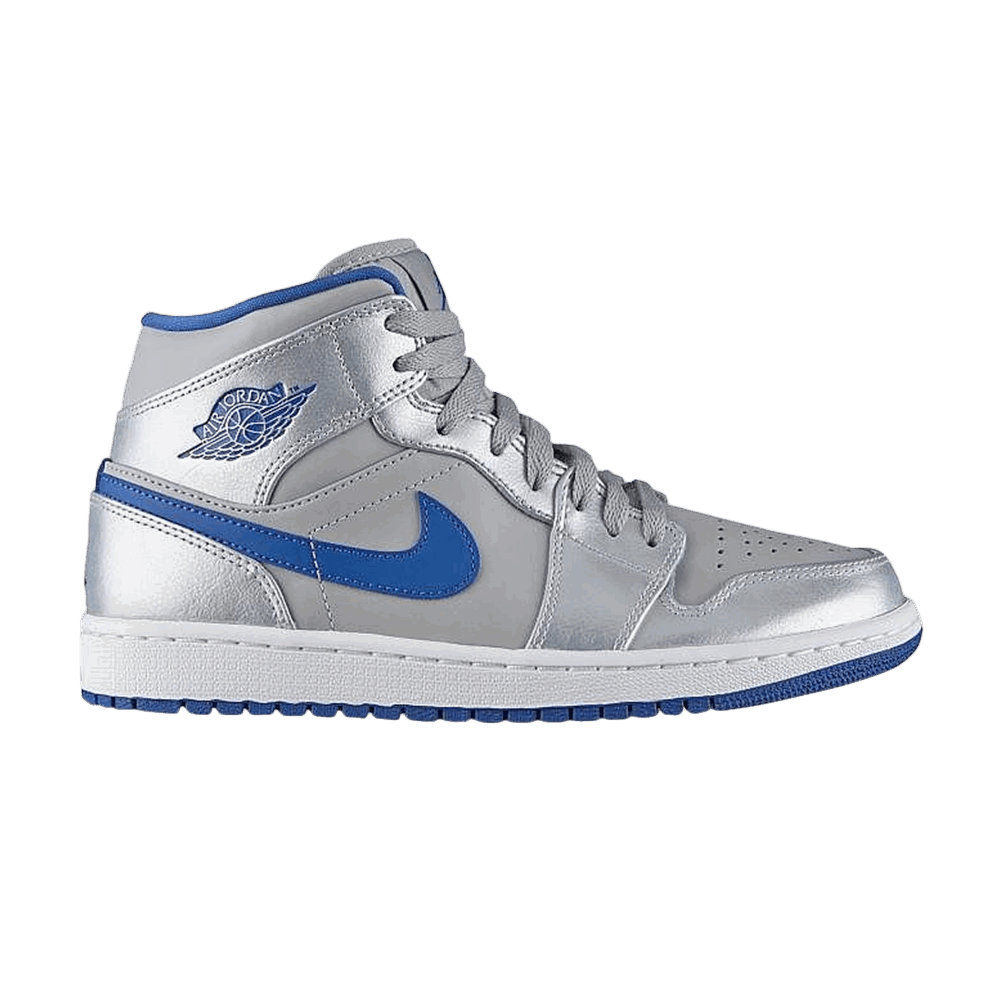 Кецове и обувки Jordan Air Jordan 1 Mid "Wolf Grey" Металик | 554724-025, 0