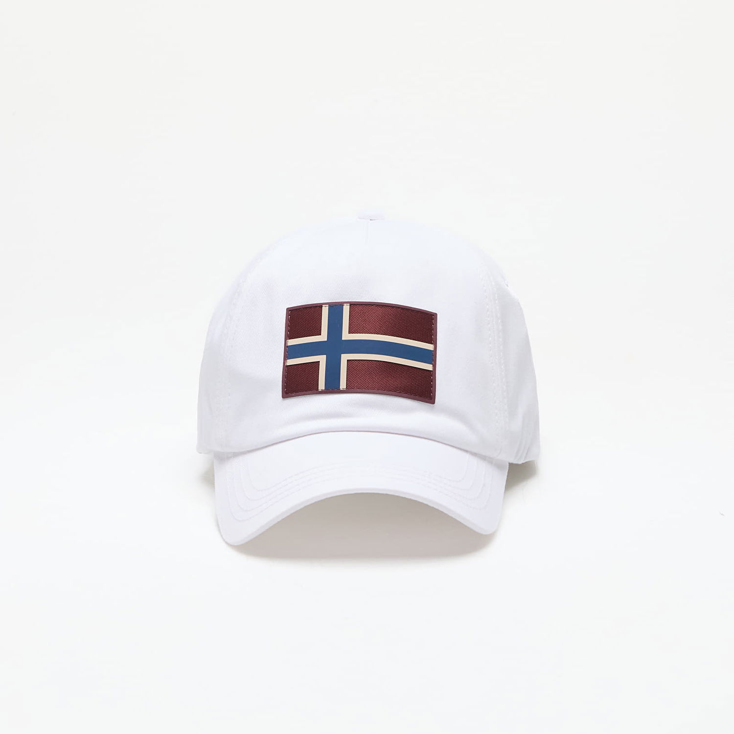 Шапка с козирка Napapijri Cap Falis 2 Cap Bright White Бяло | NP0A4HNA0021, 0