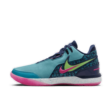 Кецове и обувки Nike ZOOM LEBRON NXXT GEN AMPD DIGITAL VICE, DUSTY CACTUS/GREEN STRIKE-MIDNIGHT NAVY-FIERCE PINK-PLAYFUL PINK-SAIL Синьо | FJ1566-300, 2