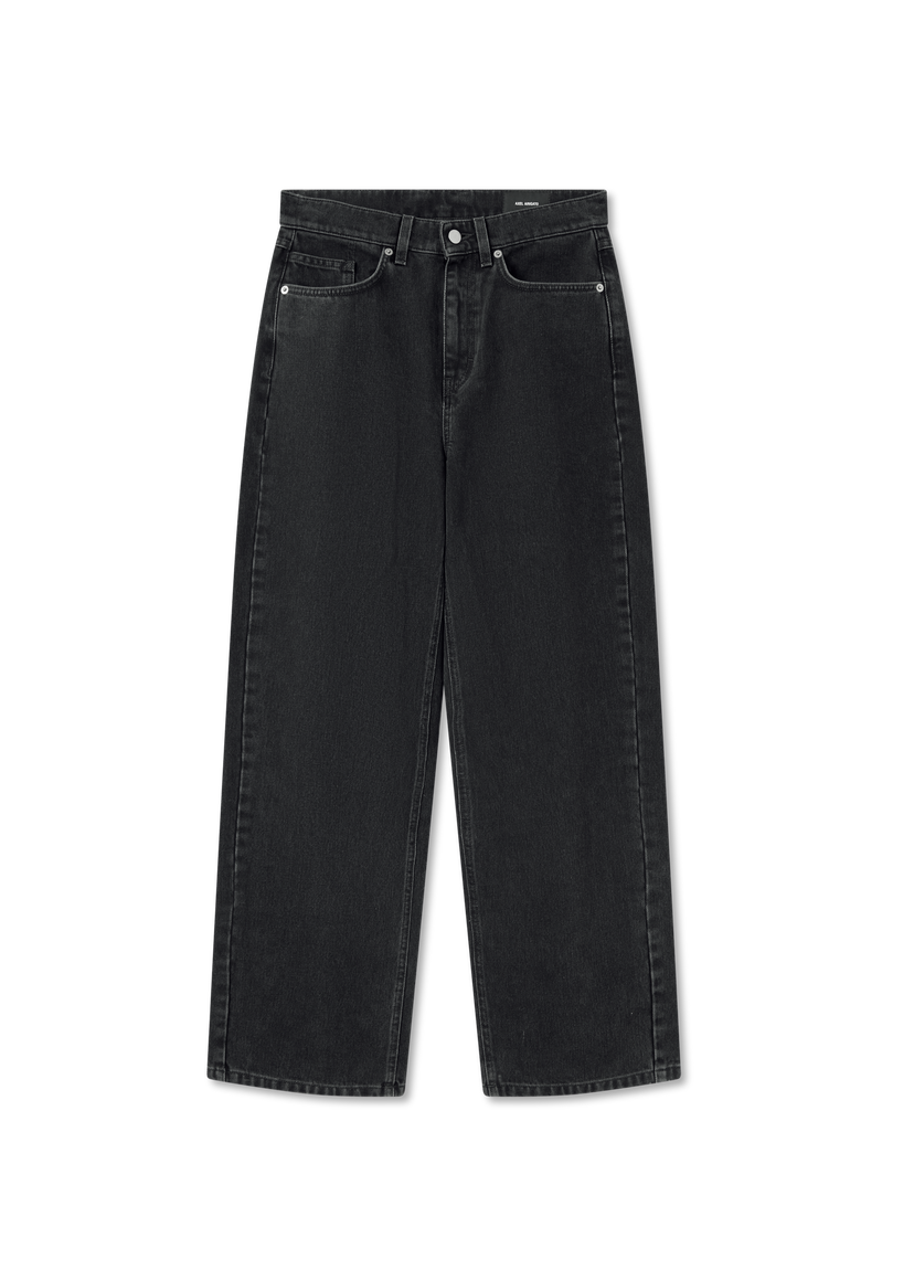 Дънки AXEL ARIGATO Sly Mid-Rise Straight-Leg Jeans Черно | A3552001