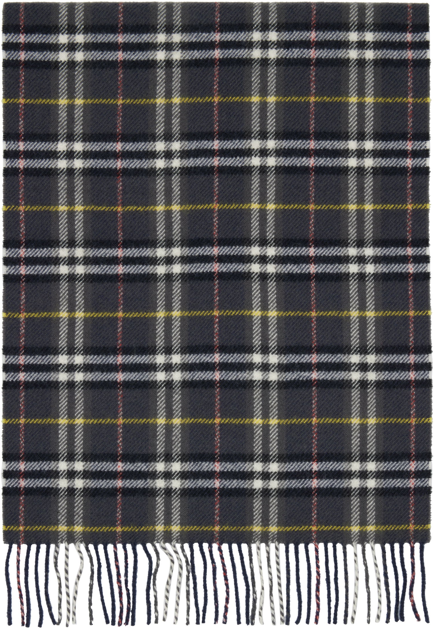 Шал Burberry Burberry British Wool Check Scarf Тъмно синьо | 8109460, 0