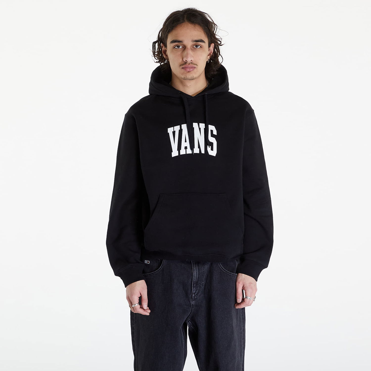 Суитчър Vans Arched Pullover Hoodie Black Черно | VN000G0NBLK1, 0