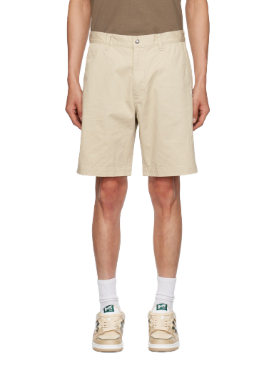 Beige Ape Head One Point Shorts