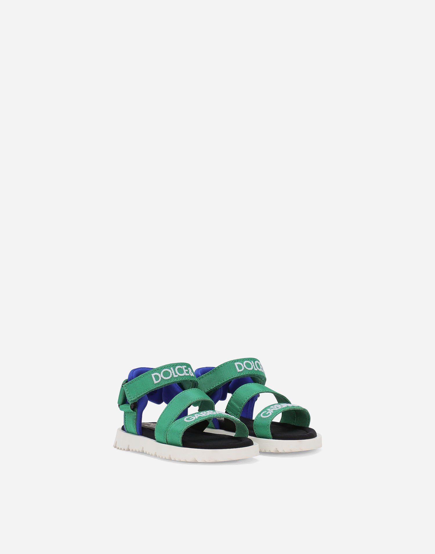 Кецове и обувки Dolce & Gabbana Dolce & Gabbana Gros-grain First Steps Sandals Многоцветен | DL0076AB0288I679, 1