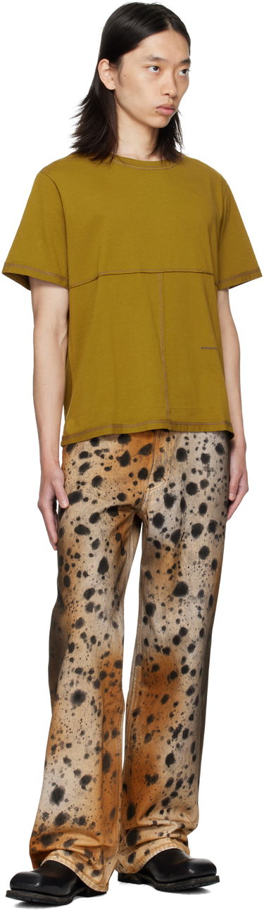 Тениска Eckhaus Latta Eckhaus Latta Lapped T-Shirt Зелено | 301-EL-PF25-O, 3