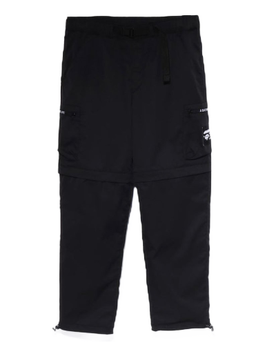 Панталони BAPE Side Pocket Detachable Relaxed Fit Pants Черно | 1I80-152-007