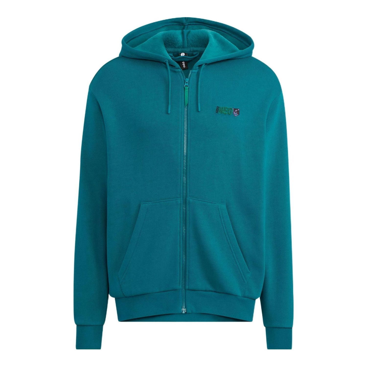 Суитчър adidas Originals Men's Zip-Up Hoodie Синьо | HN4736, 0