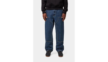 Дънки Carhartt WIP Double Knee Pant - Size: 30-32 Синьо | I032699_01_06, 6