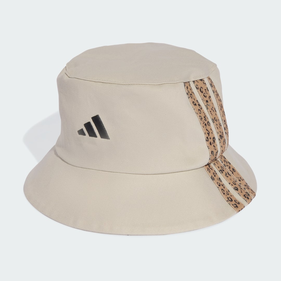 Шапка adidas Performance Sportswear 3-Stripes Leopard Graphic Bucket Hat Бежово | JW8672, 0