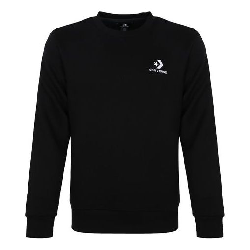 Пуловер Converse Chevron Embroidered Crew Sweatshirt Черно | 10008816-A01