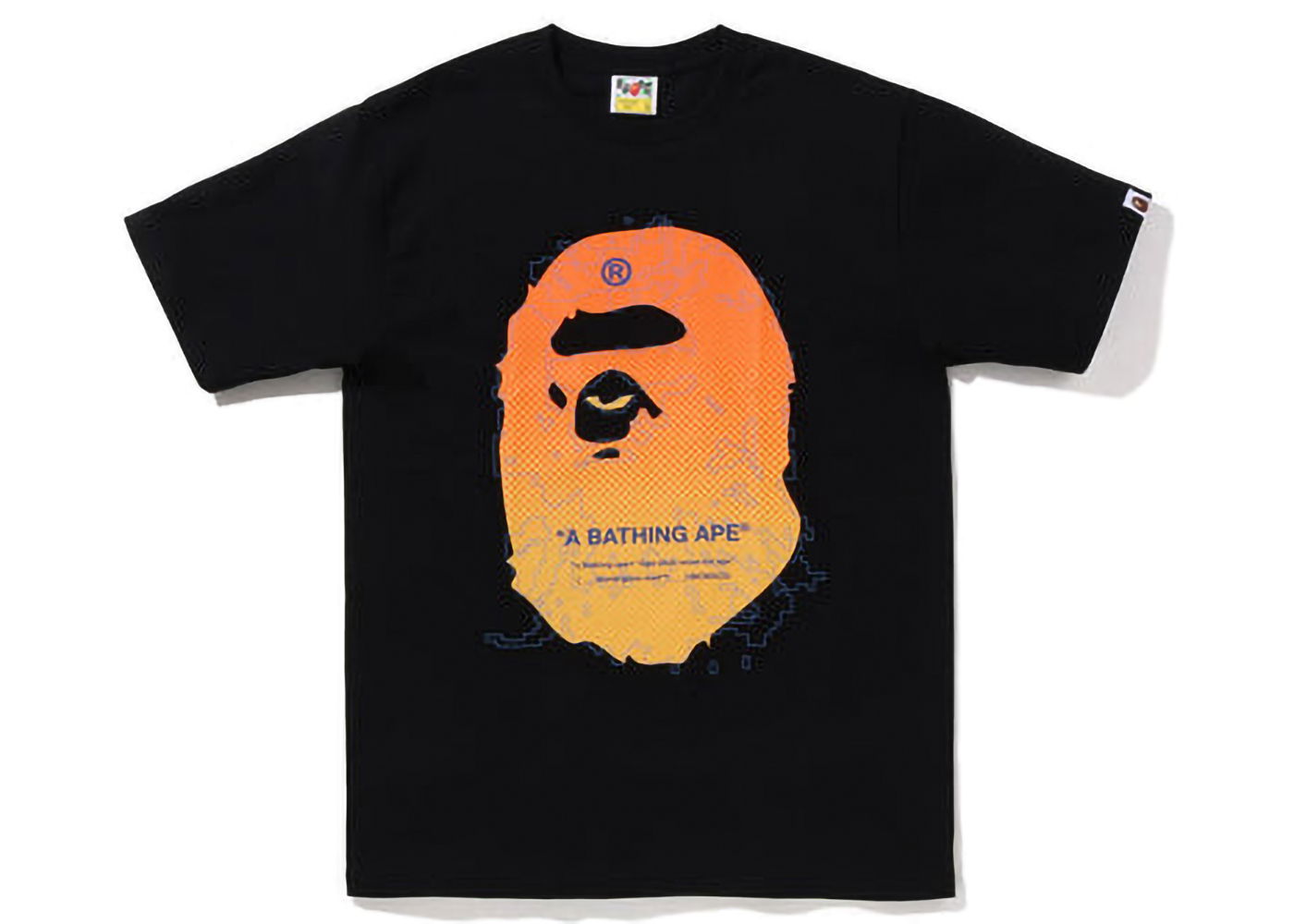 Тениска BAPE Big Ape Head Digital Mosaic Tee Черно | 1I80-110-064, 0