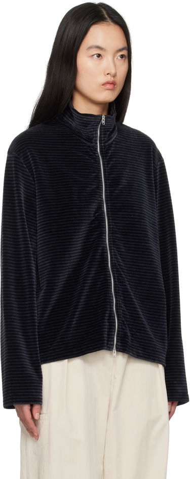 Пуловер OUR LEGACY Our Legacy Shrunken Full-Zip Track Jacket Черно | M4243SPS, 4