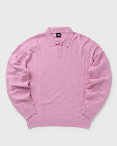 Поло тениска Patta Knitted Wool Longsleeve Polo Shirt Розово | POC-AW24-7000-308-0001-148, 0