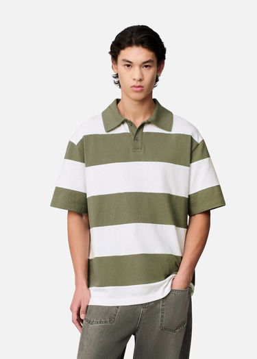 Поло тениска AXEL ARIGATO Short-Sleeve Striped Polo T-Shirt Многоцветен | A3798002, 2