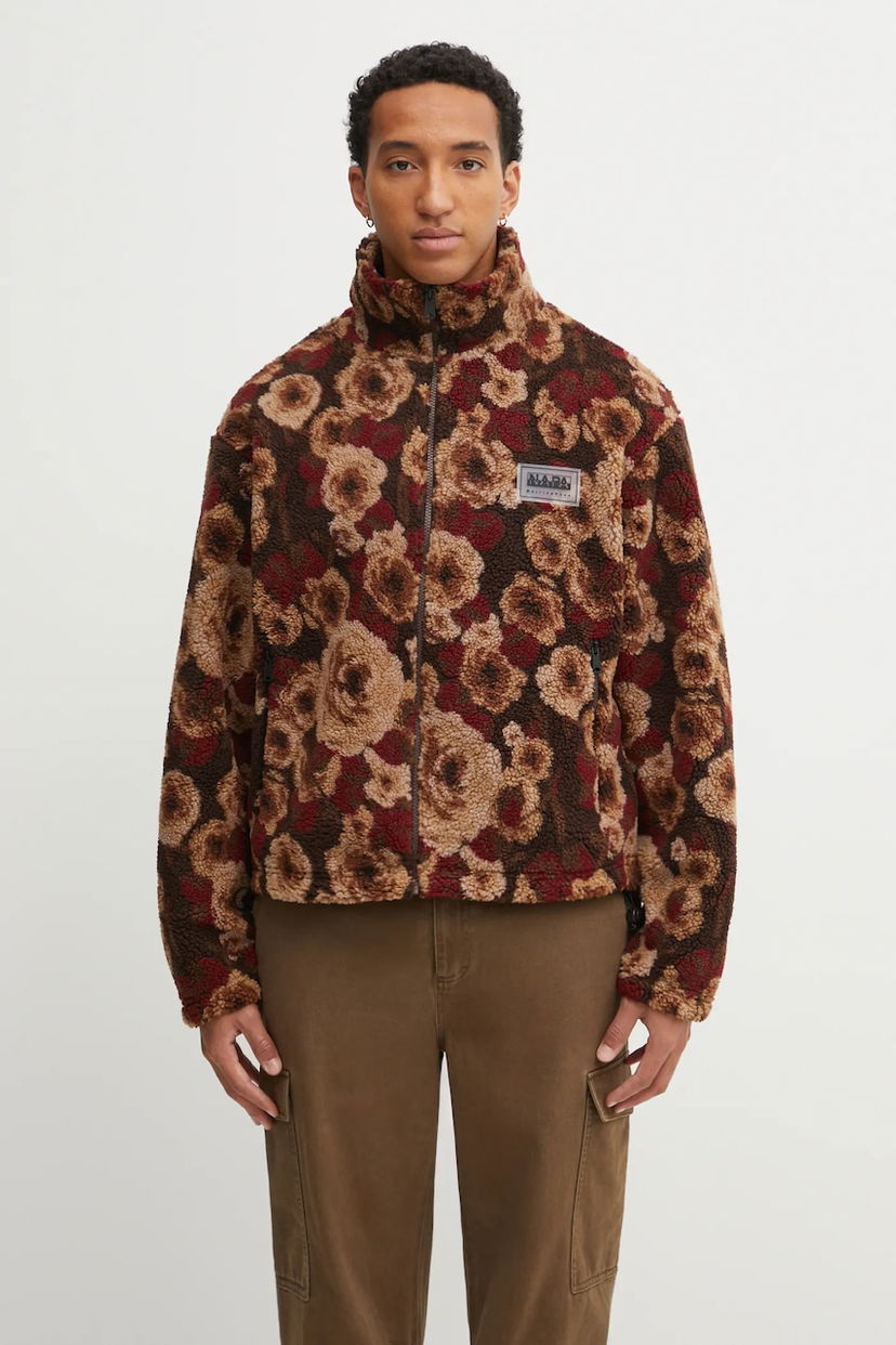Суитчър Napapijri Napapijri x Martine Rose Floral Fleece Jacket Многоцветен | NP0A4FPLFUA1
