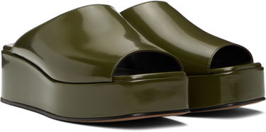 Аксесоари The Row The Row Emi Flatform Sandals Зелено | F1597-L604, 3