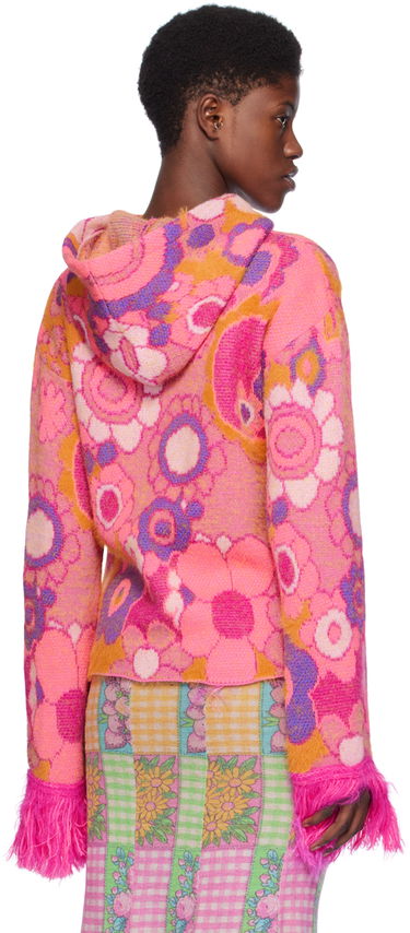 Суитчър ERL ERL Graphic Print Hoodie Розово | ERL07N103, 2