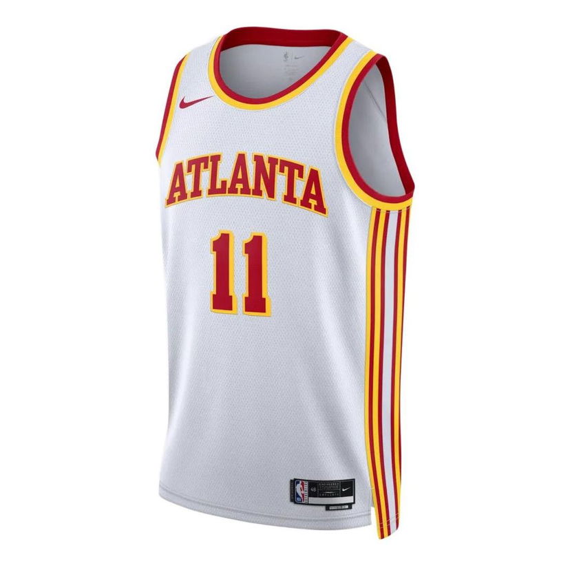 Фланелка Nike Atlanta Hawks Trae Young Association Edition Swingman Jersey Бяло | DN2068-100